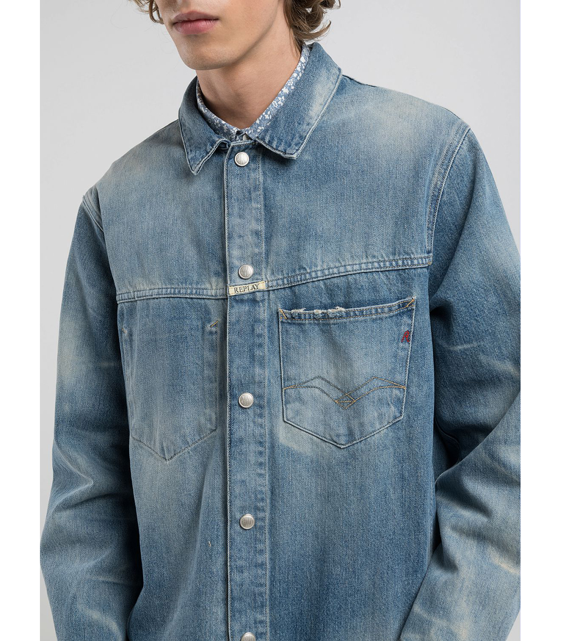 9Z1 ECO PLUS リサイクルデニムジャケット 詳細画像 ブルー 5